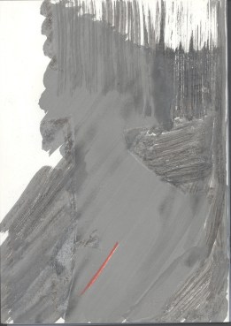 So marks already made are today revealed through more marks laid over those made some weeks ago. A new layer of thinking